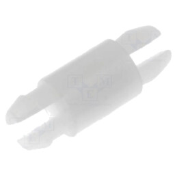 Distanţier PCB; poliamidă; Lung: 6mm; clichet/clichet; naturală