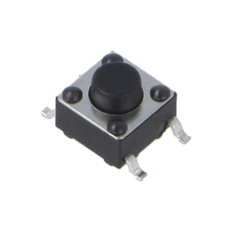 Microîntrerupător TACT; SPST; Poz: 2; 0,05A/12VDC; SMT; 1,57N; 5mm Microîntrerupător TACT; SPST; Poz: 2; 0,05A/12VDC; SMT; 1,57N; 5mm