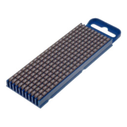 Markere; Marcaj: 1; 2,8÷3,8mm; poliamidă; maro; -40÷85°C; WIC; L: 3mm