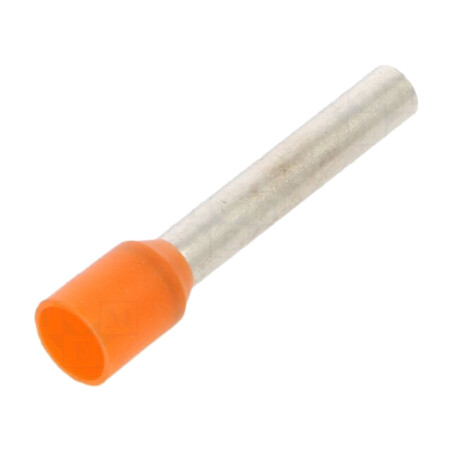 Vârf: tub de capăt; izolată; cupru; 4mm2; 18mm; cositorit; crimpat