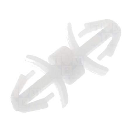 Distanţier PCB; poliamidă; Lung: 4mm; clichet/clichet; naturală
