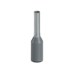 Vârf: tub de capăt; izolată; cupru; 0,75mm2; Lung.capăt: 6mm; gri