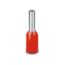Vârf: tub de capăt; izolată; cupru; 1mm2; Lung.capăt: 6mm; pe cablu