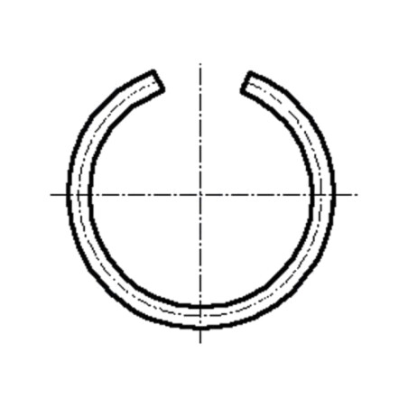 Inel de blocare; oţel elastic; 14mm; BN 826; Inel: interior