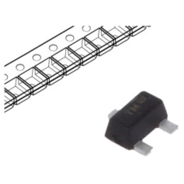 Tranzistor: P-MOSFET; unipolar; -20V; -0,76A; 313mW; SC89