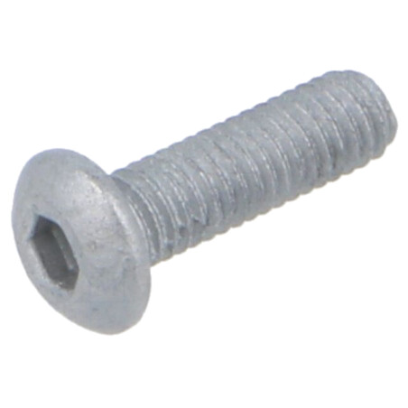 Şurub; M3x10; 0,5; Cap: buton; imbus; HEX 2mm; oţel; zinc; ISO 7380-1