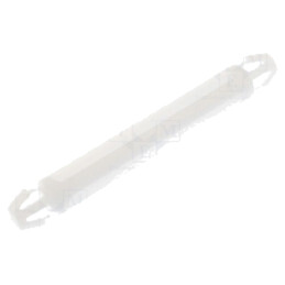 Distanţier PCB; poliamidă; Lung: 30mm; clichet/clichet; naturală