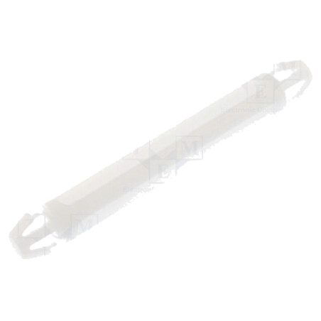Distanţier PCB; poliamidă; Lung: 30mm; clichet/clichet; naturală