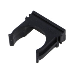 Suport de fixare; polietilenă; FlexiPipe; neagră; Dimensiune: 25