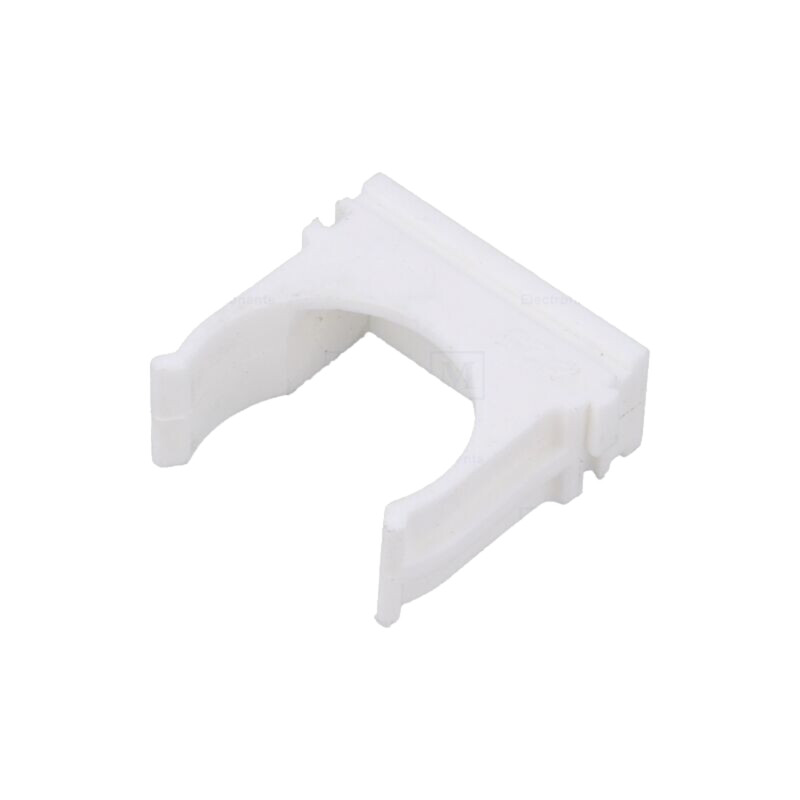 Suport de fixare; polietilenă; FlexiPipe; albă; Dimensiune: 25