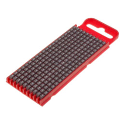 Markere; Marcaj: 1; 2÷2,8mm; poliamidă; maro; -40÷85°C; WIC; UL94V-0