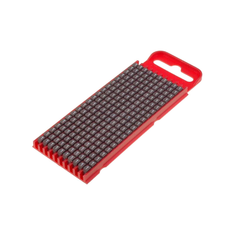 Markere; Marcaj: 1; 2÷2,8mm; poliamidă; maro; -40÷85°C; WIC; UL94V-0