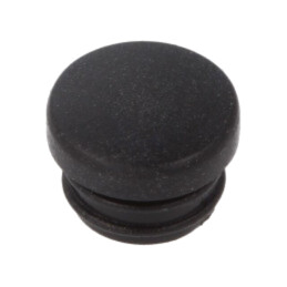 Capac de protecţie; H: 5,7mm; neagră; elastomer termoplastic TPE