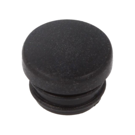 Capac de protecţie; H: 5,7mm; neagră; elastomer termoplastic TPE