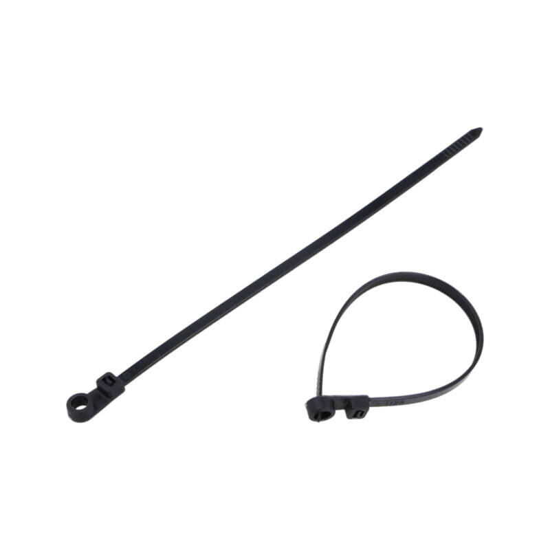 Colier de strângere; cu lame de fixare; L: 200mm; W: 4,6mm; neagră Colier de strângere; cu lame de fixare; L: 200mm; W: 4,6mm; neagră
