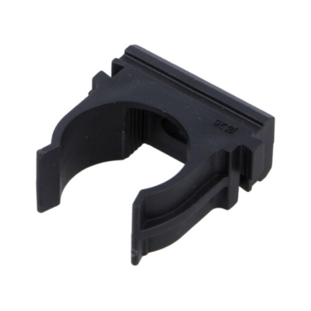 Suport de fixare; polietilenă; FlexiPipe; neagră; Dimensiune: 20