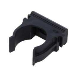 Suport de fixare; polietilenă; FlexiPipe; neagră; Dimensiune: 20