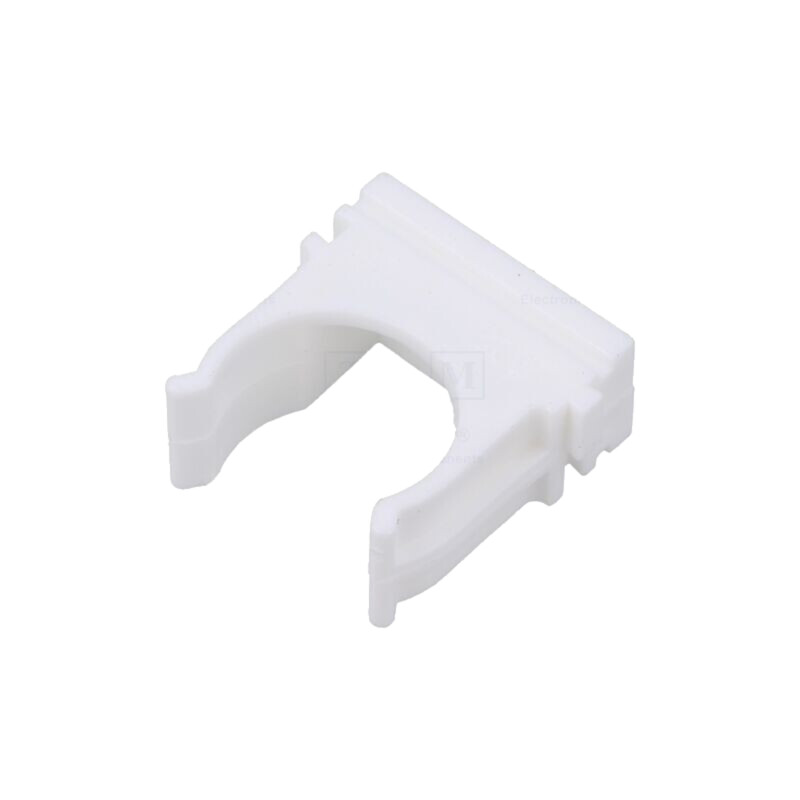 Suport de fixare; polietilenă; FlexiPipe; albă; Dimensiune: 20