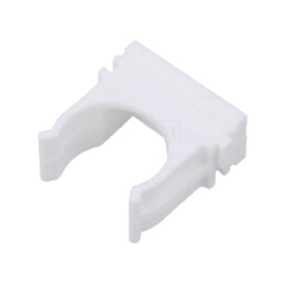 Suport de fixare; polietilenă; FlexiPipe; albă; Dimensiune: 20