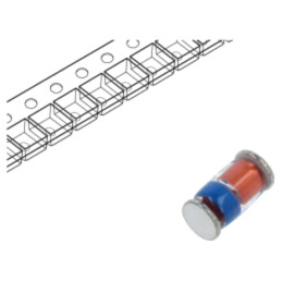 Diodă: Zener; 1W; 3,3V; SMD; rolă,bandă; DL41; o singură diodă