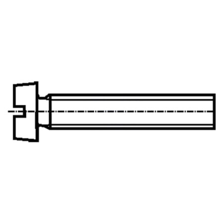 Şurub; M4x30; 0,7; Cap: cap rotund; crestat; 1,2mm; oţel; zinc