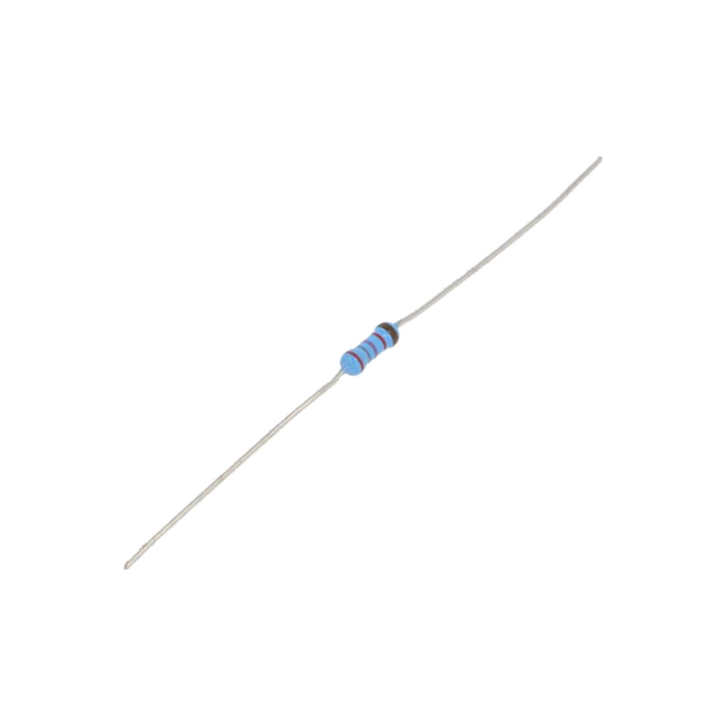 Rezistor: thin film; THT; 28,7kΩ; 600mW; ±1%; Ø0,6x28mm; Ø2,5x6,5mm Rezistor: thin film; THT; 28,7kΩ; 600mW; ±1%; Ø0,6x28mm; Ø2,5x6,5mm
