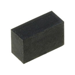 Picioruş autoadeziv; H: 4mm; neagră; gumă; W: 6,5mm; L: 2,8mm