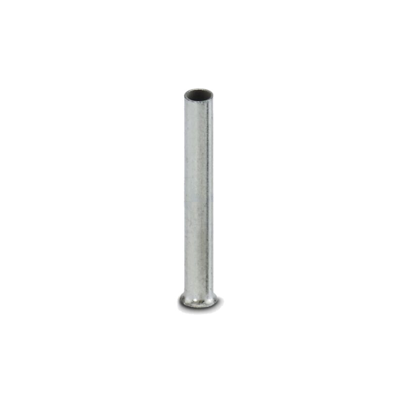 Vârf: tub de capăt; neizolat; cupru; 1,5mm2; cositorit; pe cablu