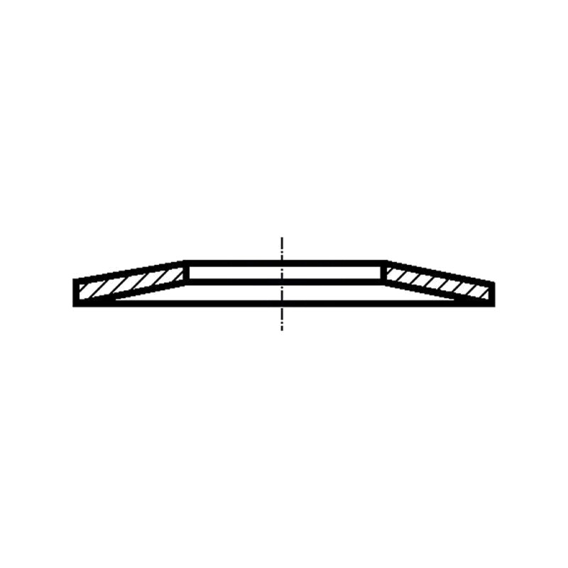 Şaibă; arc-disc,elastică; M9; D18mm; h1,4mm; oţel elastic