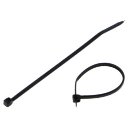 Colier de strângere; L: 71mm; W: 1,8mm; neagră; poliamidă; 36N