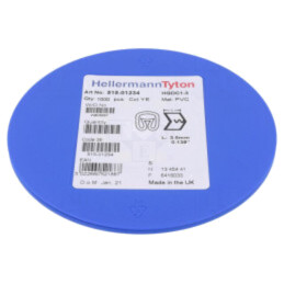 Markere; Marcaj: W; 1÷3mm; PVC; galbenă; -65÷105°C; prin orificiu
