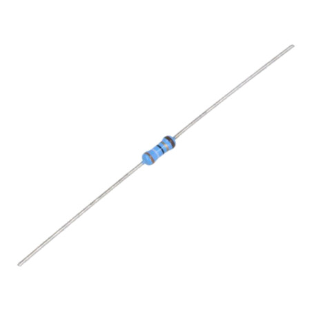 Rezistor: thin film; THT; 39Ω; 600mW; ±1%; Ø0,6x28mm; Ø2,5x6,5mm