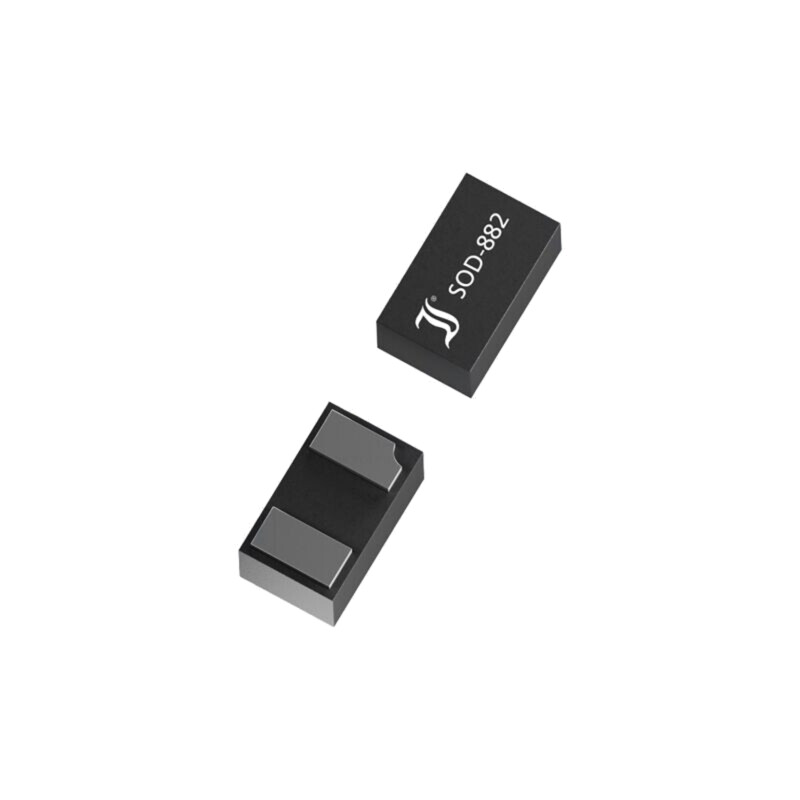 Diodă: TVS; 80W; 6÷8,5V; 4A; bidirecţională; DFN1006-2,SOD882; ESD Diodă: TVS; 80W; 6÷8,5V; 4A; bidirecţională; DFN1006-2,SOD882; ESD