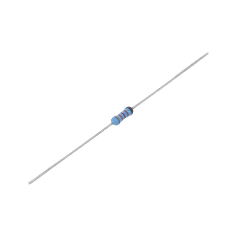 Rezistor: thin film; THT; 332kΩ; 600mW; ±1%; Ø0,6x28mm; Ø2,5x6,5mm Rezistor: thin film; THT; 332kΩ; 600mW; ±1%; Ø0,6x28mm; Ø2,5x6,5mm