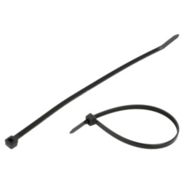 Colier de strângere; cu desfacere; L: 200mm; W: 4,6mm; neagră; 216N