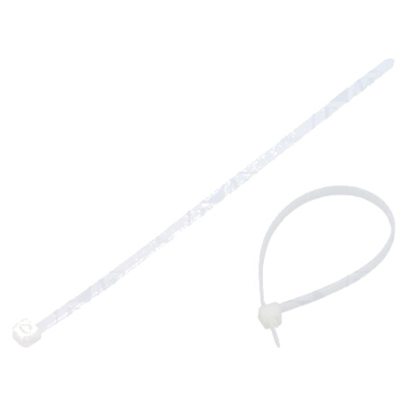 Colier de strângere; cu desfacere; L: 200mm; W: 4,6mm; naturală