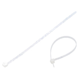 Colier de strângere; cu desfacere; L: 200mm; W: 4,6mm; naturală