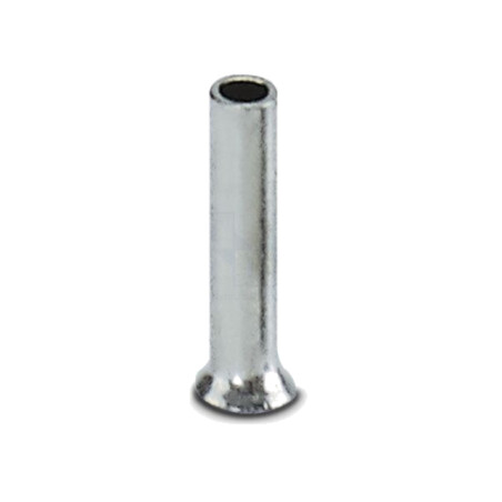 Vârf: tub de capăt; neizolat; cupru; 0,25mm2; cositorit; pe cablu