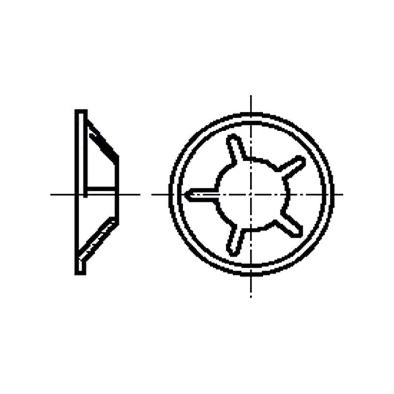 Rondea de protecţie; oţel elastic; 1mm; BN 833 Rondea de protecţie; oţel elastic; 1mm; BN 833