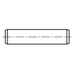 Ştift cilindric; oțel inoxidabil; BN 684; Ø: 2mm; L: 4mm; DIN 7
