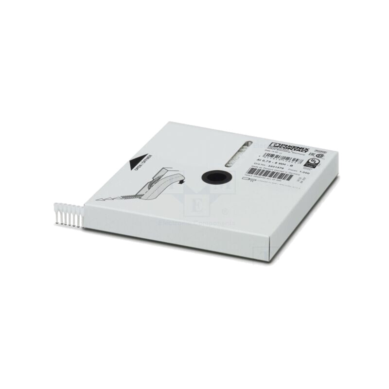 Vârf: tub de capăt; izolată; cupru; 0,75mm2; Lung.capăt: 8mm; albă