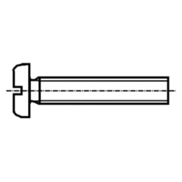 Şurub; M4x10; Cap: cap rotund; crestat; 1,2mm; oţel; zinc; DIN 85A