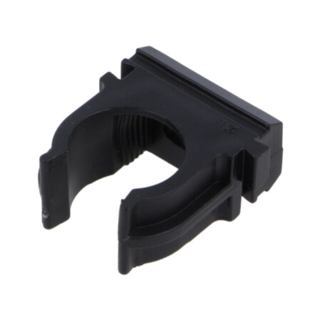 Suport de fixare; polietilenă; FlexiPipe; neagră; Dimensiune: 16