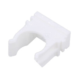 Suport de fixare; polietilenă; FlexiPipe; albă; Dimensiune: 16