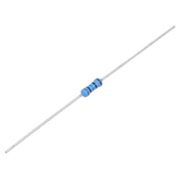 Rezistor: thin film; THT; 806Ω; 600mW; ±1%; Ø0,6x28mm; Ø2,5x6,5mm