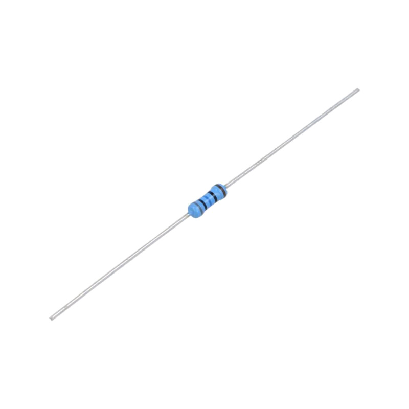 Rezistor: thin film; THT; 806Ω; 600mW; ±1%; Ø0,6x28mm; Ø2,5x6,5mm Rezistor: thin film; THT; 806Ω; 600mW; ±1%; Ø0,6x28mm; Ø2,5x6,5mm