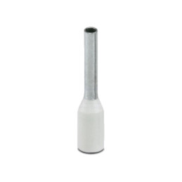 Vârf: tub de capăt; izolată; cupru; 0,75mm2; Lung.capăt: 8mm; albă