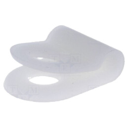Clipsuri; Clipsuri tip P pentru cabluri; Øbuclă: 3mm; poliamidă