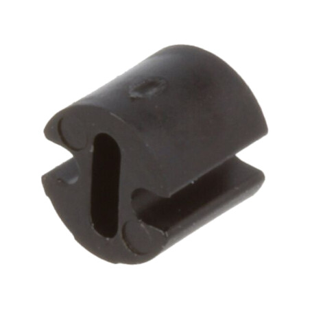 Bucşă de distanţare; LED; Øext: 4,5mm; ØLED: 3mm; Lung: 4mm; neagră