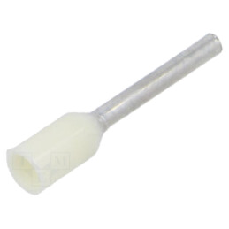 Vârf: tub de capăt; izolată; cupru; 0,5mm2; 10mm; cositorit